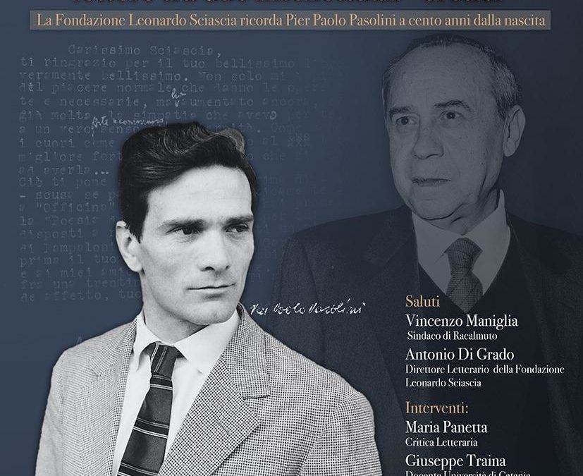 La Fondazione Sciascia celebra Pier Paolo Pasolini nel centenario della nascita