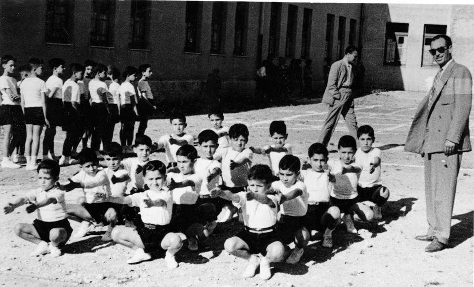 Scuola elementare anno 1954-55