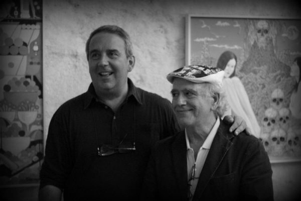 Antonio Liotta con Andrea Bartoli, fondatore, con Florinda Saieva, di Farm Culural Park